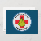 Schnürsenkel | Rompit-Schneemobil Postkarte (Vorne/Hinten)