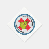 Schnürsenkel | Rompit-Schneemobil Serviette (Ecke)