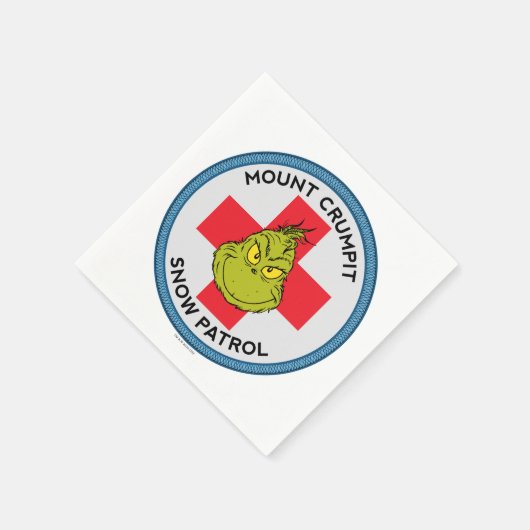 Schnürsenkel | Rompit-Schneemobil Serviette (Ecke)