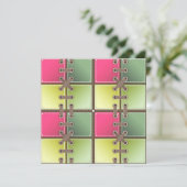 Schnürsenkel, rosa und grüne Mode (Stehend Vorderseite)