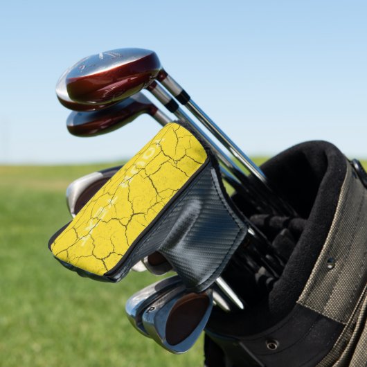 Schnürsenkel-Senf Golf Headcover (In Situ)