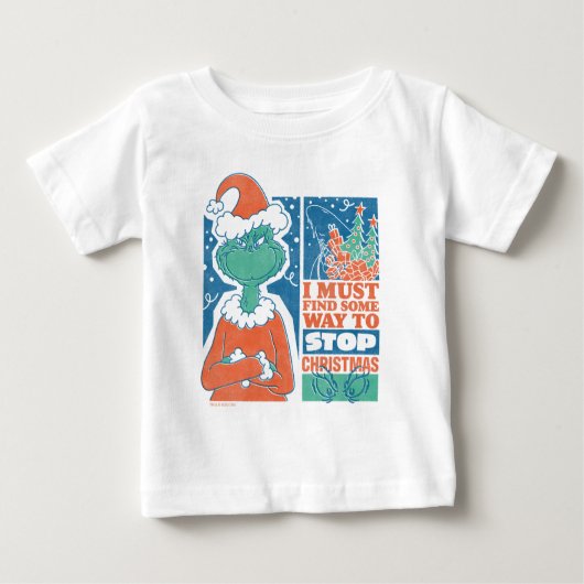 Schnürsenkel | Stopp Christmas Vintag Graphic Baby T-shirt (Vorderseite)