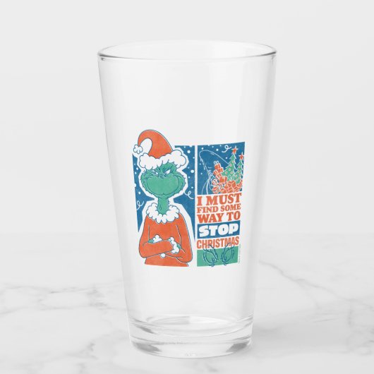 Schnürsenkel | Stopp Christmas Vintag Graphic Glas (Vorderseite)