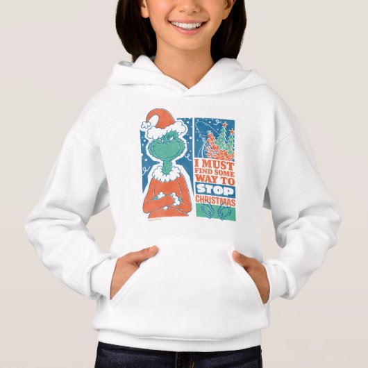 Schnürsenkel | Stopp Christmas Vintag Graphic Hoodie (Vorderseite)