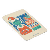 Schnürsenkel | Stopp Christmas Vintag Graphic Magnet (Rechte Seite)