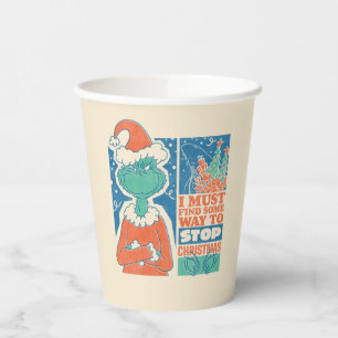 Schnürsenkel Stopp Christmas Vintag Graphic Pappbecher