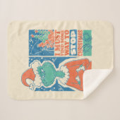 Schnürsenkel | Stopp Christmas Vintag Graphic Sherpadecke (Vorderseite (Horizontal))