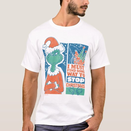 Schnürsenkel | Stopp Christmas Vintag Graphic T-Shirt (Vorderseite)