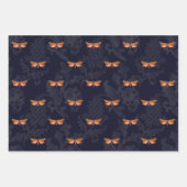 Schnürsenkel und Schmetterlingspopapier Geschenkpapier Set (Vorderseite 3)