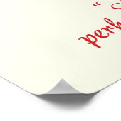 Schnürsenkel | Vielleicht Weihnachten... Poster (Ecke)