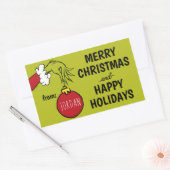 Schnürsenkel | Vom Weihnachtsgeschenk-Tag Rechteckiger Aufkleber (Umschlag)