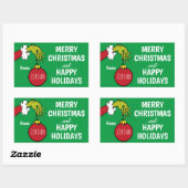 Schnürsenkel | Vom Weihnachtsgeschenk-Tag Rechteckiger Aufkleber (Blatt)