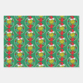 Schnürsenkel | Weihnachtsfest Geschenkpapier Set (Vorderseite 3)