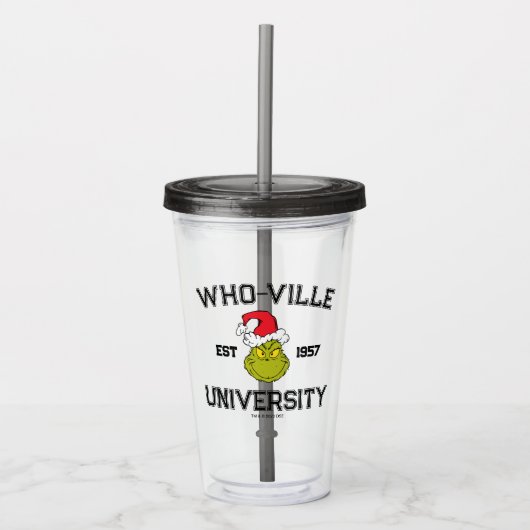 Schnürsenkel | Who-ville University Est 1957 Acryltrinkbecher (Vorderseite)
