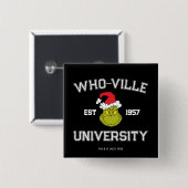 Schnürsenkel | Who-ville University Est 1957 Button (Vorne & Hinten)