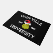 Schnürsenkel | Who-ville University Est 1957 Fußmatte (Schrägansicht)