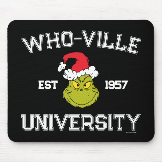 Schnürsenkel | Who-ville University Est 1957 Mousepad (Vorne)