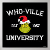 Schnürsenkel | Who-ville University Est 1957 Poster (Vorne)