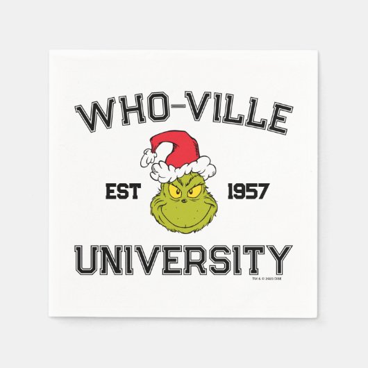 Schnürsenkel | Who-ville University Est 1957 Serviette (Vorderseite)