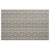 Schnürsenkel | Zickzack Schwarz-Weiß-Urlaubsmuster Stoff (Fat Quarter (45,7 x 55,9 cm))