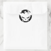 Schnürsticker Runder Aufkleber (Tasche)