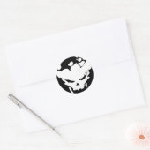 Schnürsticker Runder Aufkleber (Umschlag)