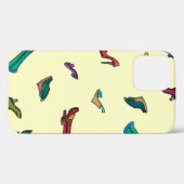 Schnürt das wasserfarbene Muster Case-Mate iPhone Hülle (Rückseite (Horizontal))