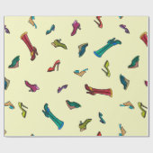 Schnürt das wasserfarbene Muster Geschenkpapier (Flach)