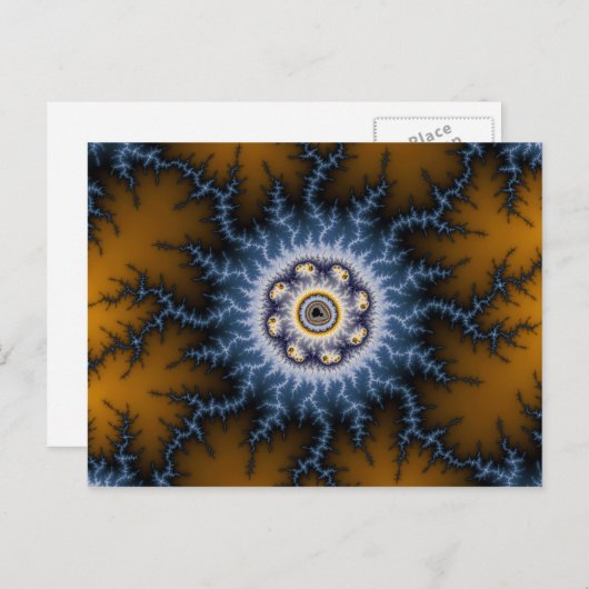 Schock - Fraktal Postkarte (Vorne/Hinten)