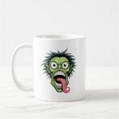 Schock-Schrei-Monster-Halloween Kaffeetasse (Links)