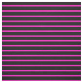 Schockende rosa und schwarze Streifen Stoff (Muster)