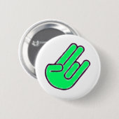 Schocker-Handsymbol Button (Vorne & Hinten)