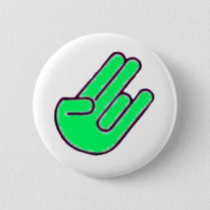 Schocker-Handsymbol Button