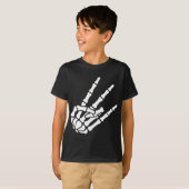 Schocker-Skelett-Hand T-Shirt (Vorne ganz)