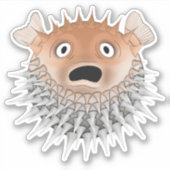 Schockfisch Aufkleber (Vorderseite)