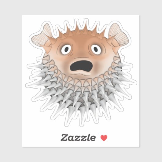 Schockfisch Aufkleber (Blatt)