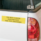 Schockierende Nachrichten - schlechter Elektroscho Autoaufkleber (Auf Lkw)