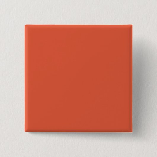 Schockierende Orange Square Button-Back-Taste Button (Vorderseite)