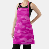 schockierende rosa Monocolor-Camouflage Schürze (InSitu)