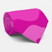 schockierende rosa Monokolour-Camouflage Krawatte (Gerollt)