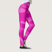 schockierende rosa Monokolour-Camouflage Leggings (Rechts)