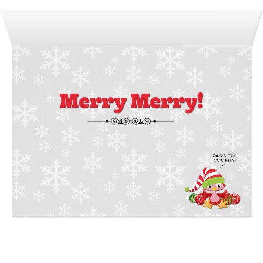 Schockierende Weihnachtskarte "Santa Isn nicht rea (Innenansicht Horizontal (Unten))