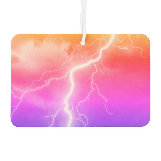 schockierender Blitzschlag Autolufterfrischer (Rückseite)