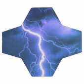 schockierender Blitzschlag Fußball (Flach)