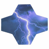 schockierender Blitzschlag Fußball (Flach)