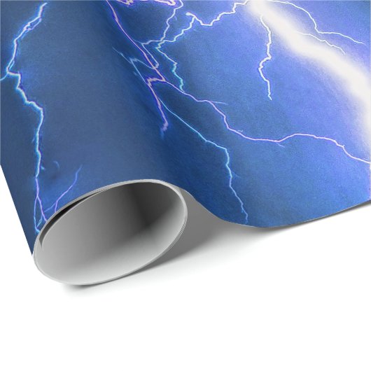 schockierender Blitzschlag Geschenkpapier (Rolleneckpunkt)