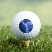 schockierender Blitzschlag Golfball (Insitu T-Shirt)