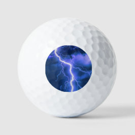 schockierender Blitzschlag Golfball