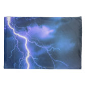 schockierender Blitzschlag Kissenbezug (Rückseite)