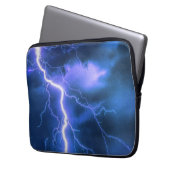 schockierender Blitzschlag Laptopschutzhülle (Vorderseite Links)